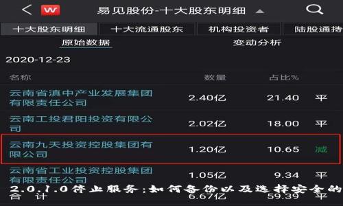 imToken 2.0.1.0停止服务：如何备份以及选择安全的替代钱包