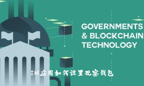 IM应用如何设置观察钱包